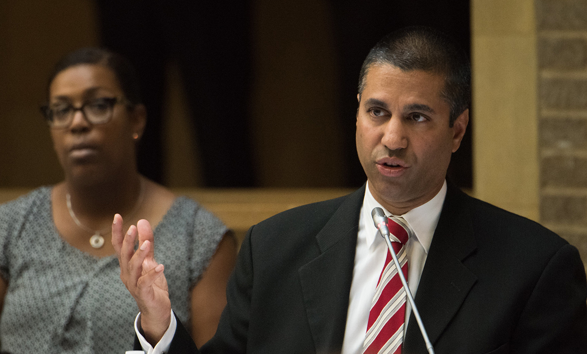 profile shot of chairman pai of the fcc