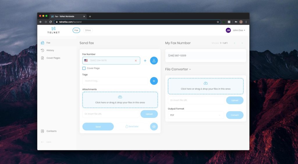 digital fax portal