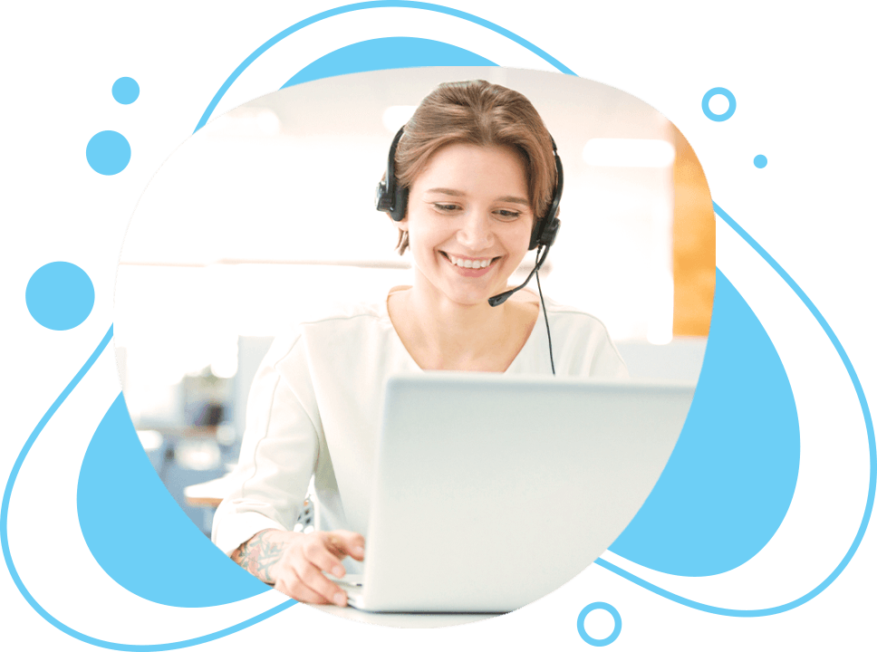 customer service agent using cloud contact center