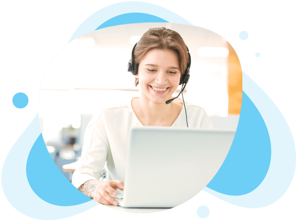 customer service agent using cloud contact center