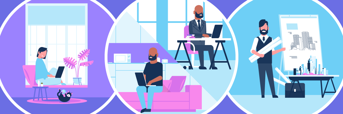 remote work office work hybrid work 2